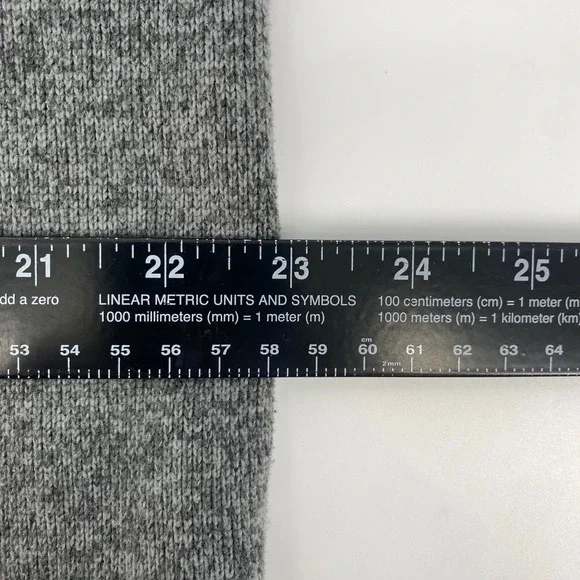 The North Face Mens Gray Fleece Quarter Zip Pullover Jacket XL - Picture 3 of 4